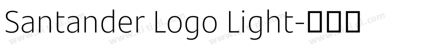 Santander Logo Light字体转换 Santander Logo Light字体转换